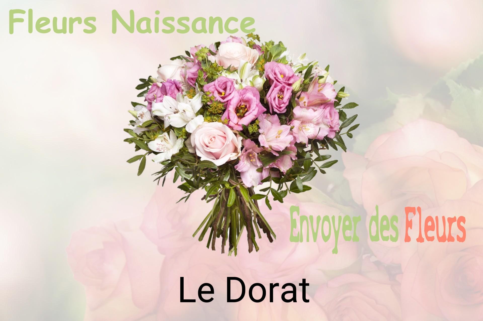 Bouquet de fleurs de naissance livré à Le Dorat